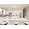 White lacquer modern kitchen cabinets for project house on sale