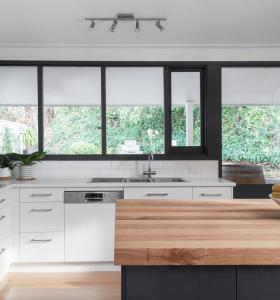 Proyecto de casa en Australia gabinete de cocina de melamina y pintura en venta