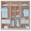 Modern plywood wardrobe in bedroom cabinet for sale