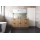 Plywood wooden apartment bath vanity cabinet with sink for sale