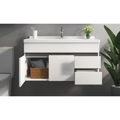 White bathroom project bath vanity and mirror set designs