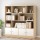 Diseño de muebles de gabinete de estantería de madera de biblioteca de casa grande