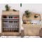 Wooden plywood shoe shelf cabinet storages with doors