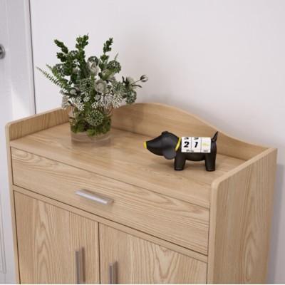 Wooden plywood shoe shelf cabinet storages with doors