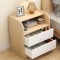 Cheap 2 drawer bedside cabinet unit with shelf for sale