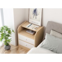 Cheap 2 drawer bedside cabinet unit with shelf for sale