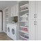 Solid wood waterproof laundry cabinet unit sale