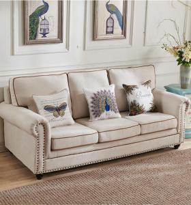 Fabric sofa upholstery furniture set design for sale