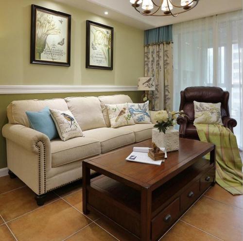 Diseño de set de muebles de tapicería de sofá de tela para la venta