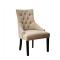House project ameican style wooden leg fabric dining chair