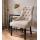 Chaise de salle à manger en tissu de style ameican de House Project en bois