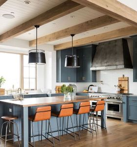 Marco puerta color azul agitador muebles de cocina diseño gabinete tipo