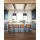 Frame door blue color shaker kitchen furniture design cabinet type