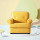 wholesale sofá de bebé para niños de ocio de pu amarillo para niños