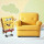wholesale yellow pu leisure children kids baby sofa on sale