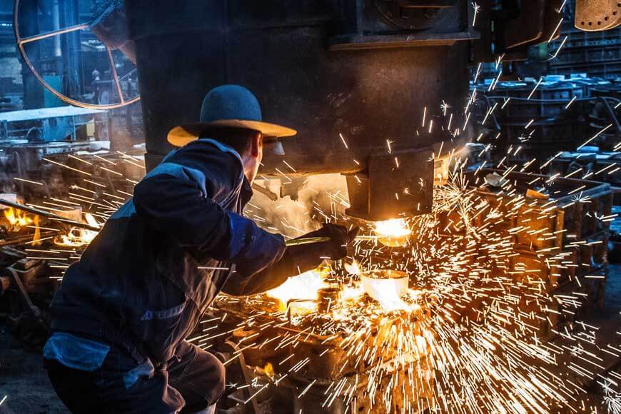 Piezas de fundición centrífuga de acero