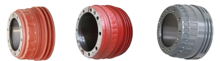 Steel hoop brake drum