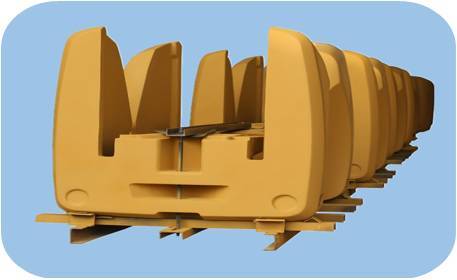 Construction machinery counterweight