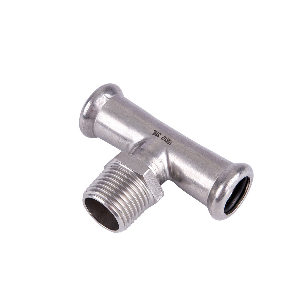 What is the advantage of press fittings?