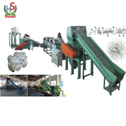 Waste plastic film recycling/crushing/washing line/machine