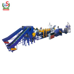 Waste farm film hdpe film washing units processing machine factory