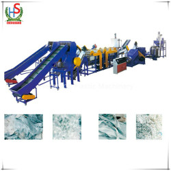 PP / PE Film Plastic Scrap Grinder , Polystar Plastic Recycling Machine