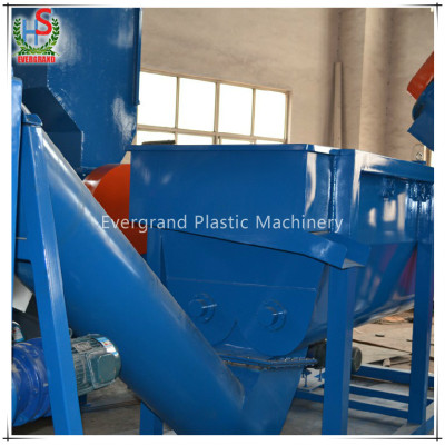 300-2000kg/h professional waste Plastic PET bottle crushing washing recycling Machinery