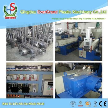 Plastic PP PE noodle type pelletizing line/PP PE scraps granulating machine for plastic recycling