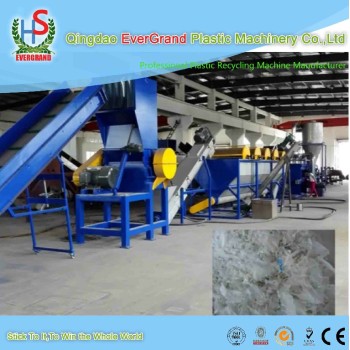 plastic film washing recycling machine plant / pe pp hdpe ldpe film crushing and recycling line