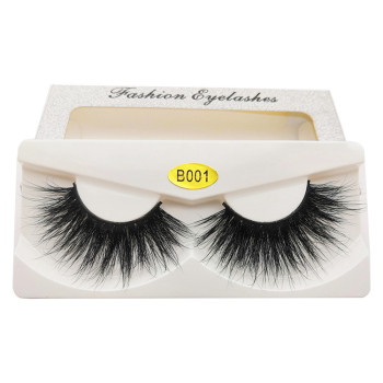 Wholesale October latest long life 3d real mink 25mm long eyelashes