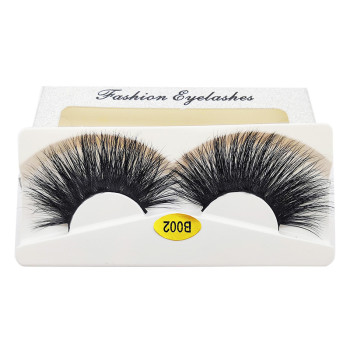 Wholesale October latest long life 3d real mink 25mm long eyelashes