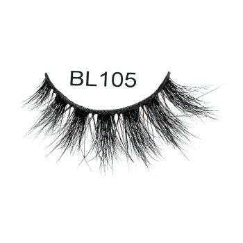 Factory Wholesale 100% Cruelty Free light Mink fur Lashes 100% 3D Mink Eyelashes