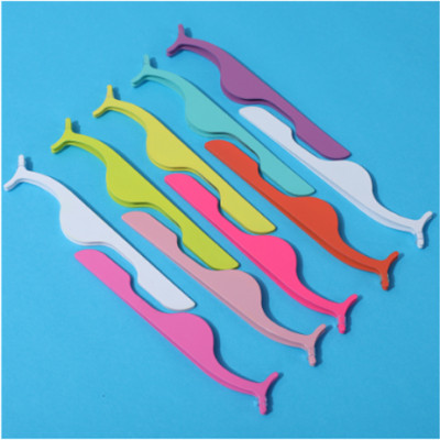 Eyelash Tools Custom Private Label Pink Lashes Applicator Tweezers Bulk Magnetic Lash Tweezer