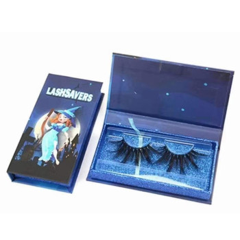 Eyelash packing box Wholesale Halloween luxury eyelash rectangle packing boxes
