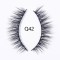 1 Pair 3D Faux Mink Natural False Eyelashes silk eyelash Volume Long Lashes Extension(Q42)