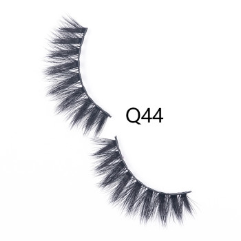 3D False Eyelashes Handmade Faux Mink Lashes Human Hair Natural Fake Lash Makeup Eyelash (Q44)