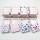 Square window butterfly eyelash box 1 pair fake eyelash paper box with eyelash tray