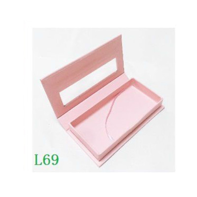 New rectangular non-window eyelash box 1 pair eyelash magnet box