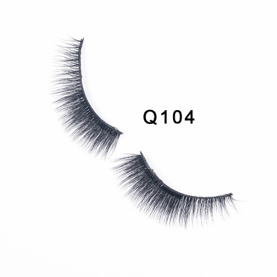 1 Pair 3D Mink Handmade Hair Eyelashes Thick Crossing Lashes Makeup Eyelash