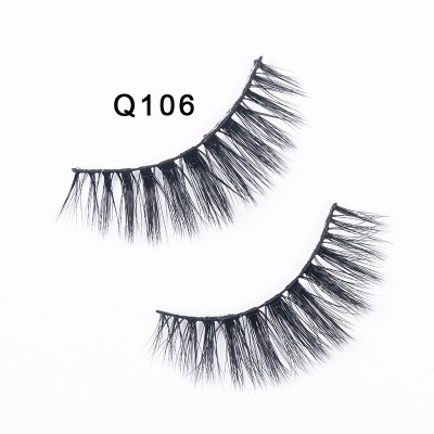 1 box faux mink eyelashes natural long 3d mink lashes hand made false lashes makeup false eyelash