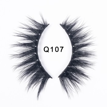 1 Pair 3D Faux Mink Eyelashes Natural False Long Thick Handmade Lashes