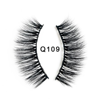 1 Pair 3D Mink Lashes Long Thicken eyelash Curl False Eyelashes Eyes lash