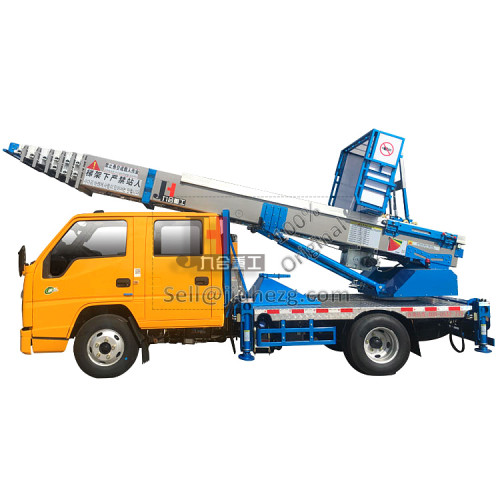 Ladder lift truck| JIUHE 32M| sale for construction material lifting| china manufacturer