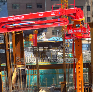 Hydraulic concrete placing boom| JIUHE 28m| sale for construction| china supplier