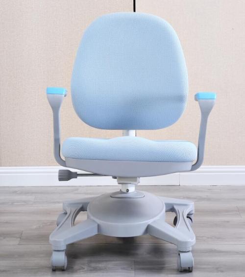 Ergonomic study chair with arm rest, Metal frame , fabric upholstery
