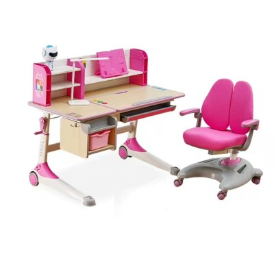 Double back ergonomic study chair with arm rest, Metal frame , fabric upholstery