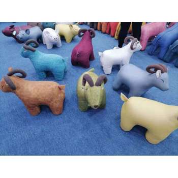 Cute animal stool antelope for children room