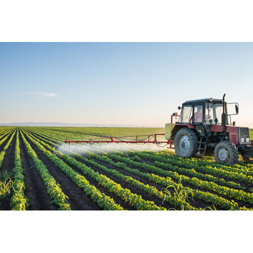 Agente de retención de agua utilizado en la producción agrícola a gran escala.