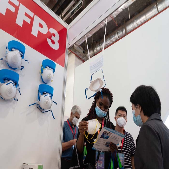 Epidemic-prevention materials trade fair kicks off in Shanghai