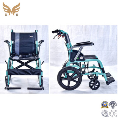 China High Quality Handicapped Hospital Folding Manual Lightweight Wheelchair